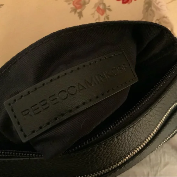 Rebecca Minkoff Beautiful!!! Mini Zip Rocker Leather Crossbody Bag - Picture 7 of 9